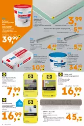 Gazetka promocyjna  - Gazetka - ważna od 01.08 do 01.08.2026 - strona 6 - produkty: Bau, brie, decke, eimer, eis, Finish, korn, latte, Rauch, reis, sac, Scheibenputz, spachtel, Ti, usb, wasser, Zement
