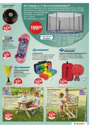 Gazetka promocyjna Vmarkt - Prospekte - Gazetka - ważna od 27.03 do 27.03.2024 - strona 15 - produkty: abdeckplane, ball, Brazilian, Carrybag, edelstahl, ente, Holz, Kinder, küche, Kugel, leine, messer, natur, Ria, Sitzhöhe, Skateboard, Tasche, tee, Ti, tisch, tragegriff, tragetasche, waschbecken, wasser, wassertank