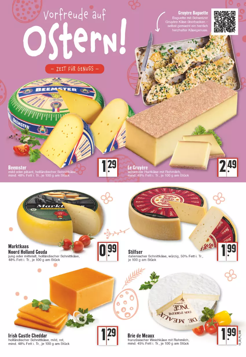 Aktueller Prospekt E Center - Angebote der Woche - von 27.03 bis 01.04.2023 - strona 5 - produkty: brie, cheddar, französischer weichkäse, gouda, holländischer schnittkäse, Käse, milch, schnittkäse, Ti, weichkäse