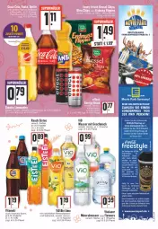 Gazetka promocyjna E Center - Angebote der Woche - Gazetka - ważna od 01.04 do 01.04.2023 - strona 19 - produkty: Alwa, auer, bio, bio limo, coca-cola, cola, coupon, deka, deutschland card, eis, eistee, flasche, Germ, limette, limetten, limo, mac, malz, Mett, metten, mineralwasser, Rauch, reis, ring, saft, snack, Sport, tee, Ti, vio bio limo, vita, vitamalz, vöslauer, wasser