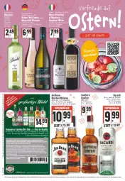 Gazetka promocyjna E Center - Angebote der Woche - Gazetka - ważna od 01.04 do 01.04.2023 - strona 22 - produkty: alkohol, angebot, angebotspreis, bacardi, bacardi rum, bourbon, bourbon whiskey, Currant, drink, drinks, eis, erde, flasche, Germ, jägermeister, jim beam, Kaiser, kentucky straight, lack, LG, Meister, reis, Ria, rum, Stühl, Tanqueray, Ti, tuc, whiskey, white rum, ZTE