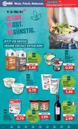 Gazetka promocyjna Combi - Prospekte - Gazetka - ważna od 22.01 do 22.01.2022 - strona 12 - produkty: angebot, angebote, aufstrich, Becher, bio, creme, decke, drink, ehrmann, eis, elle, flasche, hafer, Haferdrink, Müller, pudding, reis, soja, Ti, wein