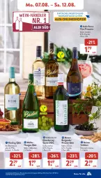 Gazetka promocyjna AldiSud - NÄCHSTE WOCHE - Gazetka - ważna od 12.08 do 12.08.2023 - strona 9 - produkty: aldi, auer, Bad, burgunder, chardonnay, decke, ecco, eis, elle, flasche, frizzante, grauer burgunder, grüner veltliner, Müller, pril, reis, riesling, Rivaner, Ti, wein