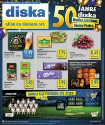 Gazetka promocyjna Diska - Gazetka - ważna od 15.06 do 15.06.2024 - strona 3 - produkty: aktionspreis, angebot, angebote, Becher, bier, bree, butter, eis, erde, gin, irische butter, kaffee, kerrygold, kirsch, kirsche, kirschen, LG, medaillons, melitta, milka, reis, schnitten, schoko, schokolade, Ti, wiesenhof, ZTE