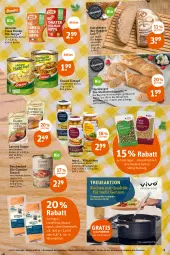 Gazetka promocyjna Tegut - Angebote der Woche - Gazetka - ważna od 29.10 do 29.10.2022 - strona 3 - produkty: angebot, angebote, baguette, Bau, Becher, Berger, bio, Bio-Gemüse, dekoration, eintopf, ente, erasco, früchte, geback, Hefe, herzberger, hülsenfrüchte, landprimus, mehl, nuss, Ofen, ravioli, senf, Speck, steinofen, suppe, Ti, topf, Vegeta, weizenmehl, würstchen