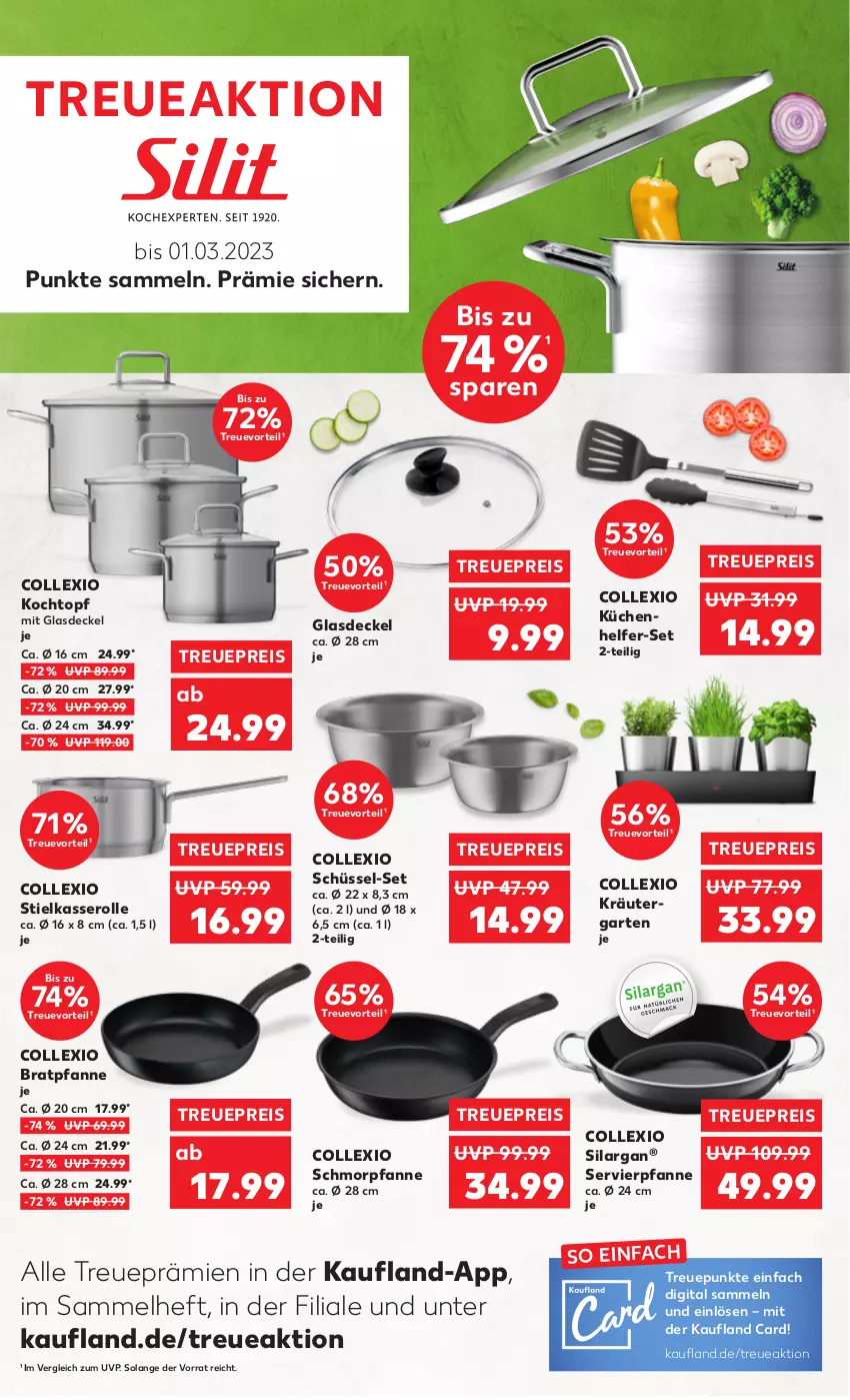 Aktueller Prospekt Kaufland - von 29.12.2022 bis 04.01.2023 - strona 50 - produkty: bratpfanne, decke, Deckel, eis, Garten, Glasdeckel, Kochtopf, kräuter, küche, Küchen, Küchenhelfer, pfanne, reis, schmorpfanne, schüssel, stielkasserolle, Ti, topf