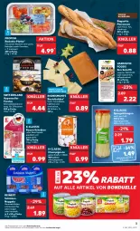 Gazetka promocyjna Kaufland - Gazetka - ważna od 04.01 do 04.01.2023 - strona 3 - produkty: angebot, angebote, appenzeller, asti, aufschnitt, backwaren, bacon, baguette, Bau, bonduelle, champignon, champignons, elle, Fondue, frische backwaren, garnelen, Käse, katenschinken, lachs, latte, Ofen, reinert, salami, schinken, Schmelzkäse, schmelzkäsezubereitung, schnittkäse, sim, spargel, Speck, Ti, tisch, würfel