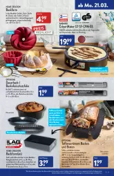 Gazetka promocyjna Aldi Nord - Aldi-Vorschau - Gazetka - ważna od 26.03 do 26.03.2022 - strona 11 - produkty: ambia, auer, auto, Backfolie, Backform, backofen, braten, dell, eis, elle, Ergee, gin, kuchen, latte, mikrowelle, Mode, Ofen, reis, Ria, rwe, Spritzschutz, spülmaschinen, Ti, tisch, topf, Törtchen, torte, ZTE