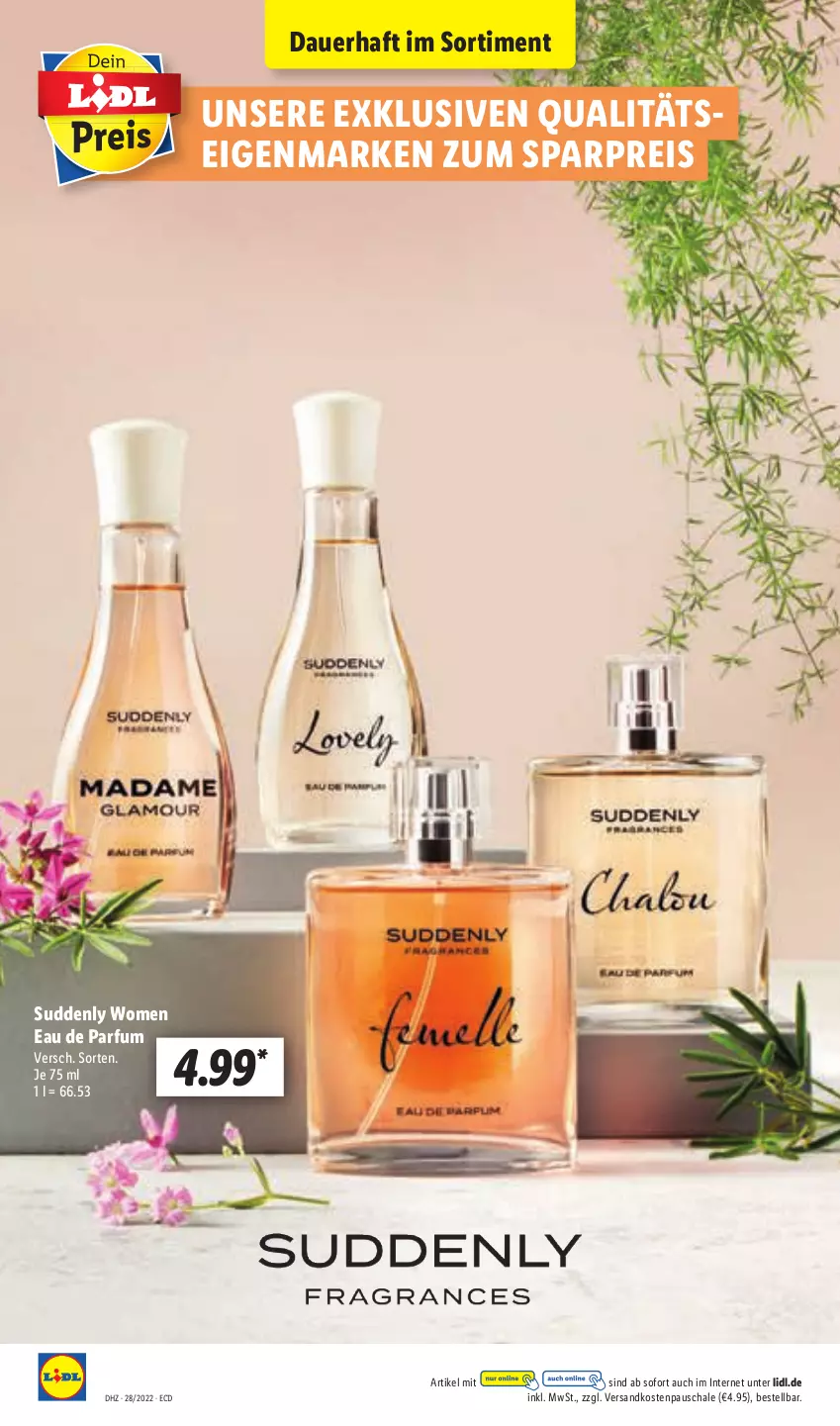 Aktueller Prospekt Lidl - Aktionsprospekt - von 11.07 bis 16.07.2022 - strona 56 - produkty: auer, Eau de parfum, eis, ndk, parfum, reis, Schal, Schale, Ti