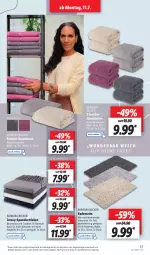 Gazetka promocyjna Lidl - Aktionsprospekt - Gazetka - ważna od 16.07 do 16.07.2022 - strona 17 - produkty: angebot, asti, Bad, badematte, Bau, baumwolle, bett, dell, duschtuch, eis, elle, matratze, matratzen, Mode, reine baumwolle, reis, spannbettlaken, Ti, tisch, tuc, wolle, ZTE