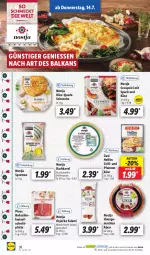 Gazetka promocyjna Lidl - Aktionsprospekt - Gazetka - ważna od 16.07 do 16.07.2022 - strona 38 - produkty: Ajvar, aufschnitt, cevapcici, grill, Käse, Kashkaval, latte, mac, milch, ndk, pfanne, pfannen, pfannenkäse, quark, rohschinken, salami, Schal, Schale, schinken, Speck, Sprotten, Ti, und pfanne