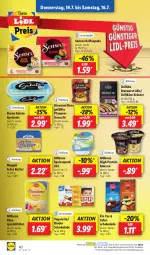 Gazetka promocyjna Lidl - Aktionsprospekt - Gazetka - ważna od 16.07 do 16.07.2022 - strona 40 - produkty: Bona, bratwurst, bruno gelato, butter, eis, elle, giovanni rana, gnocchi, grill, Grillkäse, kaffee, kaffeepads, Käse, Kinder, kinder schokolade, kräuter, meggle, Milbona, mousse, ndk, pfanne, pfannen, preisvorteil, quark, Rana, reis, Schal, Schale, schoko, schokolade, senseo, speisequark, Spezi, tafelschokolade, teller, Ti, wurst, Yo, yogurette