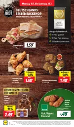 Gazetka promocyjna Lidl - Aktionsprospekt - Gazetka - ważna od 16.07 do 16.07.2022 - strona 6 - produkty: bio, bioland, brot, brötchen, Croissant, croissants, Donut, eis, Käse, lebensmittel, Meister, milka, Rauch, reis, schinken, schoko, Ti