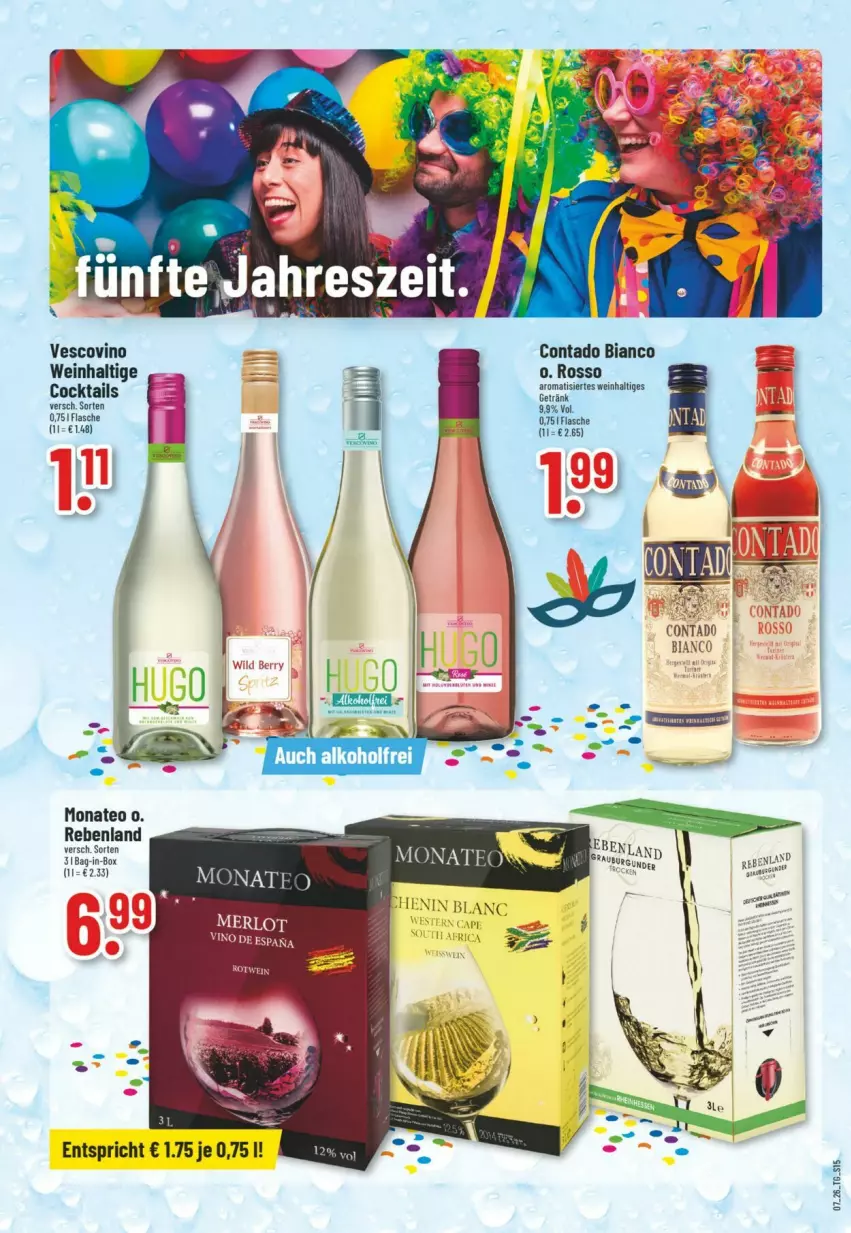 Aktueller Prospekt Trinkgut - Prospekte - von 08.02 bis 14.02.2026 - strona 17 - produkty: bag-in-box, cocktail, cocktails, flasche, getränk, Surf, Ti, vescovino, wein