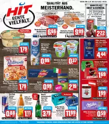 Gazetka promocyjna Hit - Prospekte - Gazetka - ważna od 16.07 do 16.07.2022 - strona 1 - produkty: alkohol, almighur, almighurt, auer, bärenmarke, barilla, Bau, Bauer, Becher, bourbon, bourbon vanille, brause, brustfilet, cola, cremissimo, darbo, Dr. Oetker, drink, ehrmann, ehrmann almighurt, eilles gourmet, eis, ente, fassbrause, filet, flammkuchen, flasche, frische milch, frucht, fruchtsaft, glasflasche, hähnchen-brustfilet, Hohes C, italienische pasta, jahrgangssekt, kaffee, kaffeepads, kirsch, kirsche, kirschen, konfitüre, kuchen, lamm, langnese, langnese cremissimo, mac, Meister, milch, milka, milka schokolade, mumm, Nackensteak, nackensteaks, natur, nuss, obst, pasta, pesto, pizza, red bull, reis, ristorante, ristorante pizza, saft, sauce, saucen, schoko, schokolade, schwein, sekt, senseo, sim, steak, steaks, Ti, vanille, wein, ZTE