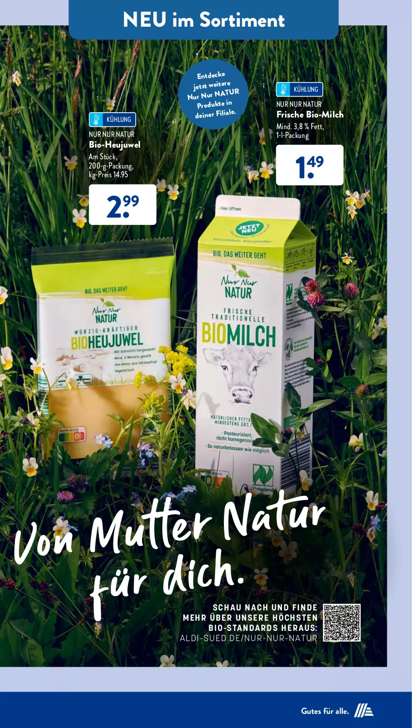 Aktueller Prospekt AldiSud - NÄCHSTE WOCHE - von 26.06 bis 01.07.2023 - strona 5 - produkty: bio, decke, eis, Heu, Heujuwel, milch, natur, reis, Ti