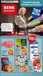 Gazetka promocyjna Rewe - Prospekte - Gazetka - ważna od 28.10 do 28.10.2023 - strona 1 - produkty: aktionspreis, alpro, auer, Becher, beere, bio, bohne, bohnen, bohnenkaffee, coupon, decke, eis, erdbeere, gemahlener bohnenkaffee, kaffee, krombache, krombacher, melitta, pepsi, regal, reis, schinken, schnitzel, schwein, schweine, schweine-schnitzel, soya, telefon, Ti, tiefpreis, uhr, wein, weine