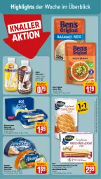 Gazetka promocyjna Rewe - Prospekte - Gazetka - ważna od 28.10 do 28.10.2023 - strona 2 - produkty: bavaria blu, Becher, Ben’s Original, bergader, butter, eis, gin, Käse, milch, Müller, müllermilch, reis, Ria, sesam, snack, snacks, Streichzart, Ti, wasa, weichkäse, weihenstephan