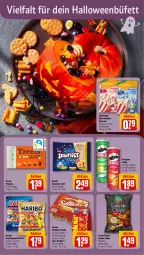 Gazetka promocyjna Rewe - Prospekte - Gazetka - ważna od 28.10 do 28.10.2023 - strona 5 - produkty: Berger, chips, elle, frucht, fruchtgummi, funny-frisch, haribo, linsen, lorenz, mikrowelle, nestlé, paprika, popcorn, pringles, ring, saltletts, seeberger, smarties, Ti