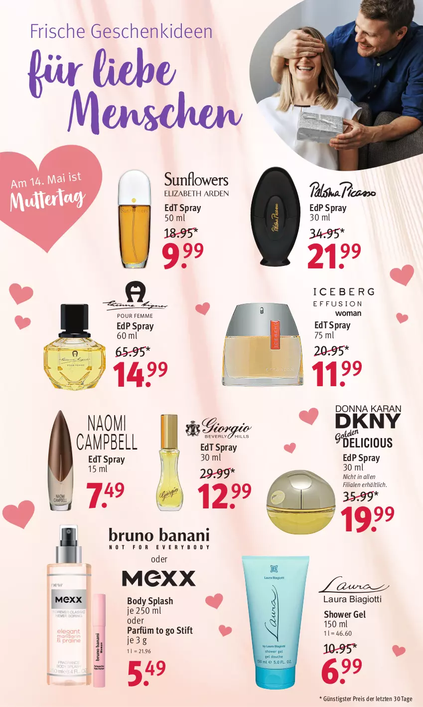 Aktueller Prospekt Rossmann - Prospekte - von 08.05 bis 12.05.2023 - strona 4 - produkty: body, edp spray, edt spray, eis, laura biagiotti, reis, Ti, ZTE