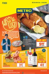 Gazetka promocyjna Metro - Food - Gazetka - ważna od 23.03 do 23.03.2022 - strona 1 - produkty: Abtei, backfisch, eier, eis, filet, fisch, flasche, fleisch, früchte, früchten, getränk, getränke, lachs, lachsfilet, lindt, mac, Metro, Palette, passo, primitivo, seelachsfilet, Spezi, Ti, top-hit, Wild