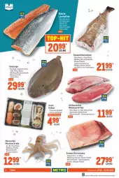 Gazetka promocyjna Metro - Food - Gazetka - ważna od 23.03 do 23.03.2022 - strona 4 - produkty: aeg, aqua, eis, filet, fisch, fleisch, gin, lachs, lachsfilet, Metro, Ragout, Ria, rwe, saft, steak, steaks, Sushi, Ti, top-hit, Wels, Wild