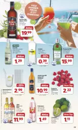 Gazetka promocyjna Combi - Prospekte - Gazetka - ważna od 22.06 do 22.06.2024 - strona 19 - produkty: aperitif, beere, beeren, bürste, eis, flasche, gin, gurke, Havana Club, himbeer, himbeere, himbeeren, lavendel, lillet, limette, limetten, Mett, metten, reifen, Reinigung, reinigungsbürste, reis, sanddorn, Schal, Schale, schweppes, Tanqueray, Ti, Trinkhalme, ZTE