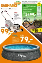 Gazetka promocyjna - Gazetka - ważna od 14.06 do 14.06.2025 - strona 1 - produkty: akku, benzin rasenmäher, Brei, E-Bike, eis, korb, kraft, nexus, pool, rasen, rasenmäher, Ria, ring, rwe, Schal, shimano, Ti, wasser