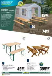 Gazetka promocyjna Metro - Gastronomie Spezial - Gazetka - ważna od 07.04 do 07.04.2021 - strona 2 - produkty: Bank, bier, eis, ente, erde, garnitur, Garten, gartenmöbel, Holz, Kette, lack, Lampe, LED Lichterkette, leds, LG, lichterkette, möbel, pavillon, reis, Ti, tisch, wasser, Zelt