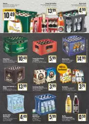 Gazetka promocyjna E Center - Angebote der Woche - Gazetka - ważna od 13.08 do 13.08.2022 - strona 19 - produkty: alkohol, Alwa, bier, bitburger, burger, eis, elle, erfrischungsgetränk, erfrischungsgetränke, flasche, franziskaner, getränk, getränke, Hefe, kellerbier, krombache, krombacher, krombacher pils, mineralwasser, mönchshof, Paula, paulaner, pils, pilsener, radler, rheinfels quelle, sim, Ti, wasser, weissbier, WICK