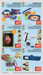 Gazetka promocyjna Marktkauf - Prospekt - Gazetka - ważna od 22.07 do 22.07.2023 - strona 31 - produkty: Bad, decke, Deckel, eis, elle, frischhaltedosen, gin, latte, lebensmittel, leine, mac, messer, pommes, reis, rwe, Schere, spülmaschinen, Ti, tisch, wasser