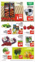 Gazetka promocyjna Marktkauf - Prospekt - Gazetka - ważna od 22.07 do 22.07.2023 - strona 7 - produkty: auer, deka, edelstahl, eis, fleisch, früchte, Frühkartoffeln, kartoffel, kartoffeln, LG, melone, mini-rispentomaten, paprika, paprika rot, reis, ring, rispentomaten, salat, schnitten, schüssel, speisefrühkartoffeln, tafeltrauben, tee, Ti, tomate, tomaten, topf, trauben, wasser, wassermelone