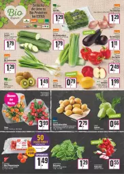 Gazetka promocyjna E Center - Angebote der Woche - Gazetka - ważna od 14.05 do 14.05.2022 - strona 4 - produkty: aubergine, auberginen, beutel, bio, Bio-Paprika, bio-zitronen, bonita, eis, elle, Frühkartoffeln, gin, kartoffel, kartoffeln, kiwi, kohlrabi, Lauchzwiebel, lauchzwiebeln, paprika, pflaume, pflaumen, radieschen, salat, Schal, Schale, Schalotte, speisefrühkartoffeln, stauden, tafeläpfel, tomate, tomaten, zitrone, zitronen, zucchini, zwiebel, zwiebeln