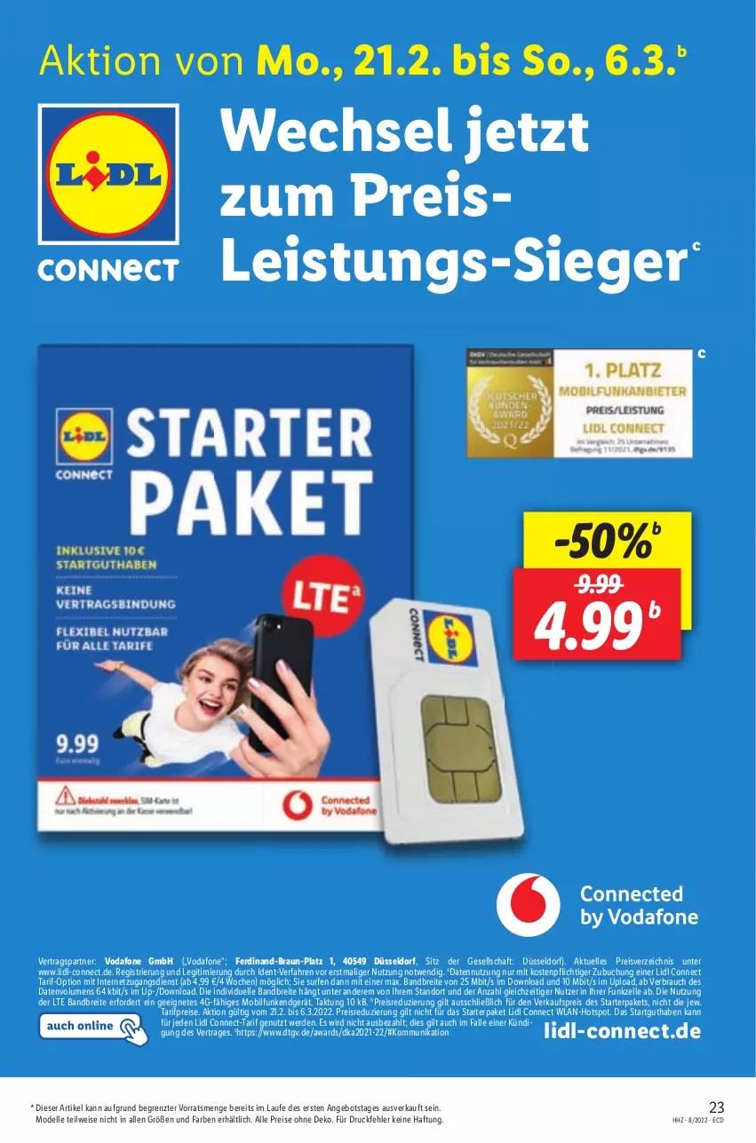 Aktueller Prospekt Lidl - Aktionsprospekt - von 21.02 bis 26.02.2022 - strona 23 - produkty: angebot, braun, Brei, buch, dell, eis, elle, erde, Mode, Rauch, reis, Surf, Ti, usb, vodafone, ZTE