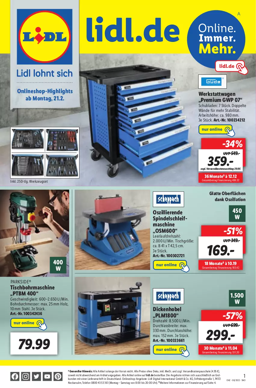 Aktueller Prospekt Lidl - Aktionsprospekt - von 21.02 bis 26.02.2022 - strona 47 - produkty: angebot, angebote, Brei, eis, elle, Holz, latte, LG, messer, ndk, Parkside, reis, rel, Schal, Schale, schubladen, telefon, Ti, tisch, Tischbohrmaschine, uhr, werkzeug