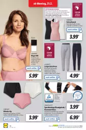 Gazetka promocyjna Lidl - Aktionsprospekt - Gazetka - ważna od 26.02 do 26.02.2022 - strona 14 - produkty: achselhemd, Bau, baumwolle, eis, elle, esmara, hemd, hose, lenzing, livergy, ndk, reine baumwolle, Schal, Schale, slip, Sport, Ti, wolle