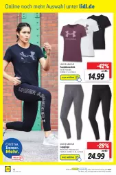 Gazetka promocyjna Lidl - Aktionsprospekt - Gazetka - ważna od 26.02 do 26.02.2022 - strona 16 - produkty: Bau, baumwolle, funktionsshirt, gin, leggings, ndk, Schal, Schale, shirt, Ti, wolle