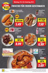 Gazetka promocyjna Lidl - Aktionsprospekt - Gazetka - ważna od 26.02 do 26.02.2022 - strona 4 - produkty: backfisch, braten, discount, eis, filet, fisch, fische, Fischer, fleisch, Frische Hähnchen, gewürz, gulasch, hähnchenschenkel, henkel, jungbullen, lachs, lamm, lammlachse, lebensmittel, mac, marinade, monitor, pril, reis, rind, rinder, rindergulasch, schenkel, schwein, schweine, schweinefilet, Ti, wein, weine, wurst