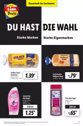 Gazetka promocyjna Lidl - Aktionsprospekt - Gazetka - ważna od 26.02 do 26.02.2022 - strona 9 - produkty: angebot, auer, brot, Cien, duschgel, eis, golden toast, grafschafter, korn, reis, Ti, toast, Toastbrot, ZTE