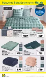 Gazetka promocyjna Lidl - Aktuelle Onlineshop-Highlights - Gazetka - ważna od 31.12 do 31.12.2022 - strona 22 - produkty: Bad, badteppich, Bau, baumwolle, bett, bettwäsche, decke, duschtuch, handtuch, heimtextilien, kissen, mint, ndk, Ria, spannbettlaken, tee, teppich, Ti, tuc, wolle