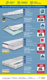 Gazetka promocyjna Lidl - Aktuelle Onlineshop-Highlights - Gazetka - ważna od 31.12 do 31.12.2022 - strona 25 - produkty: asti, auer, federkern, federkernmatratze, kernmatratze, komfortschaum-matratze, korb, Liege, mab, matratze, matratzen, Tasche, taschen, taschenfederkernmatratze, Ti, topper