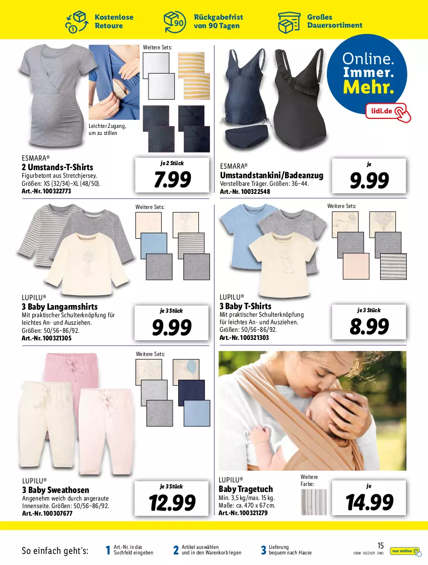 Aktueller Prospekt Lidl - Aktuelle Onlineshop-Highlights - von 01.05 bis 31.05.2021 - strona 15