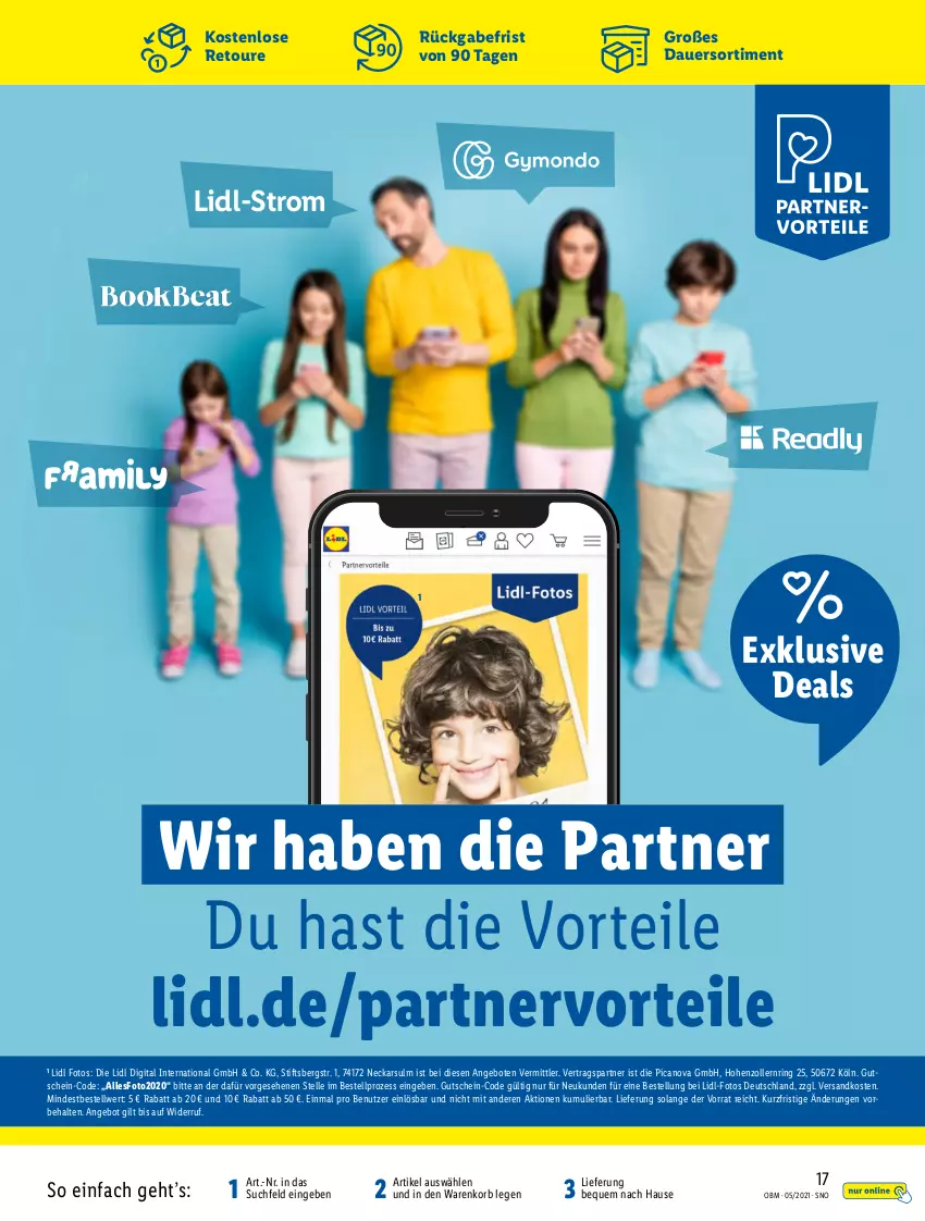 Aktueller Prospekt Lidl - Aktuelle Onlineshop-Highlights - von 01.05 bis 31.05.2021 - strona 17