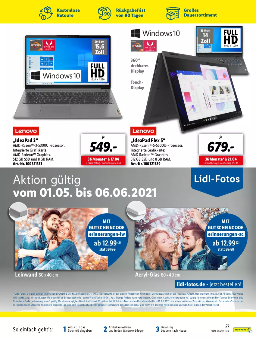 Aktueller Prospekt Lidl - Aktuelle Onlineshop-Highlights - von 01.05 bis 31.05.2021 - strona 27