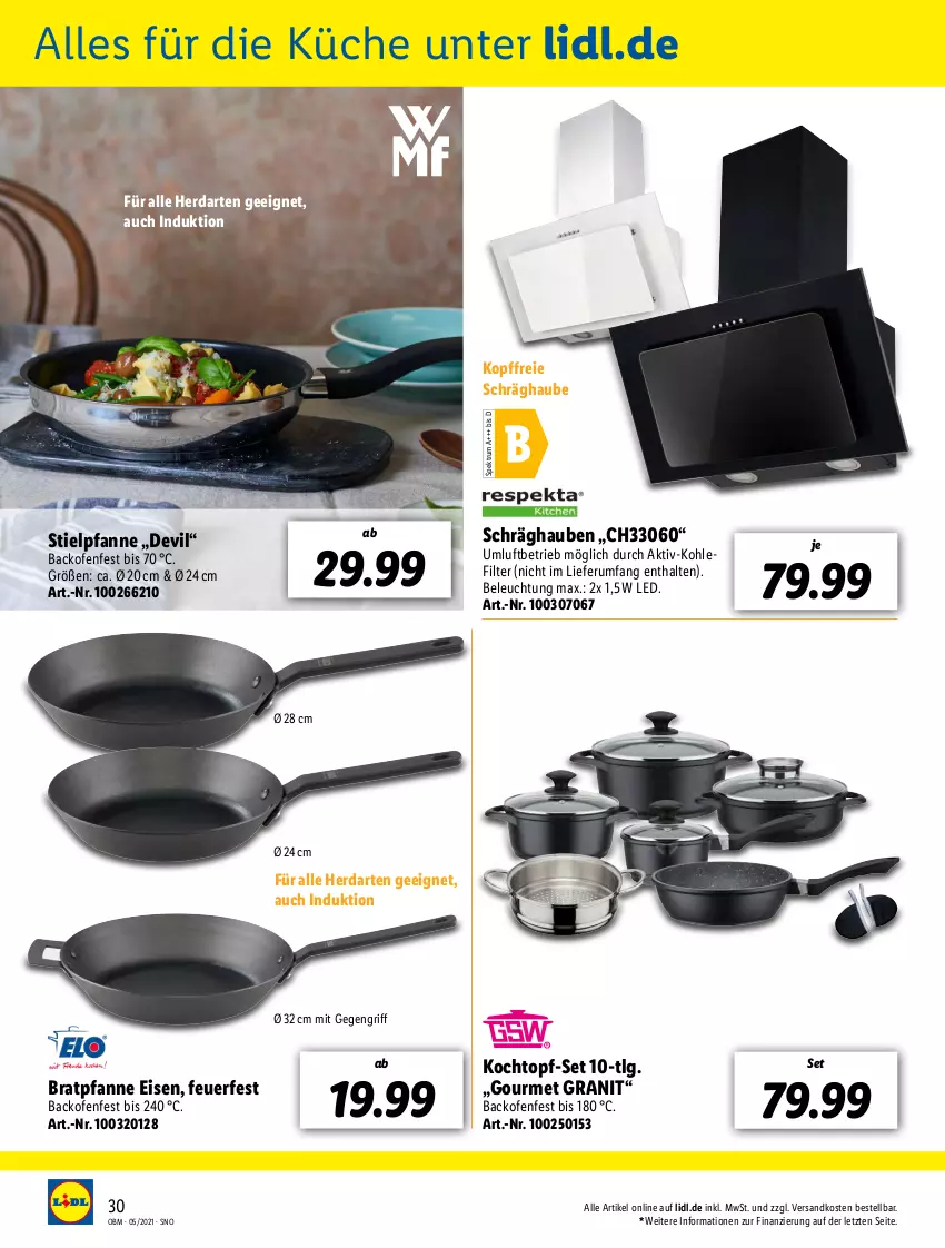 Aktueller Prospekt Lidl - Aktuelle Onlineshop-Highlights - von 01.05 bis 31.05.2021 - strona 30