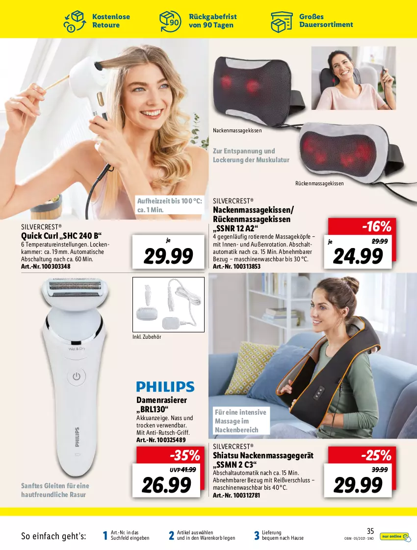 Aktueller Prospekt Lidl - Aktuelle Onlineshop-Highlights - von 01.05 bis 31.05.2021 - strona 35