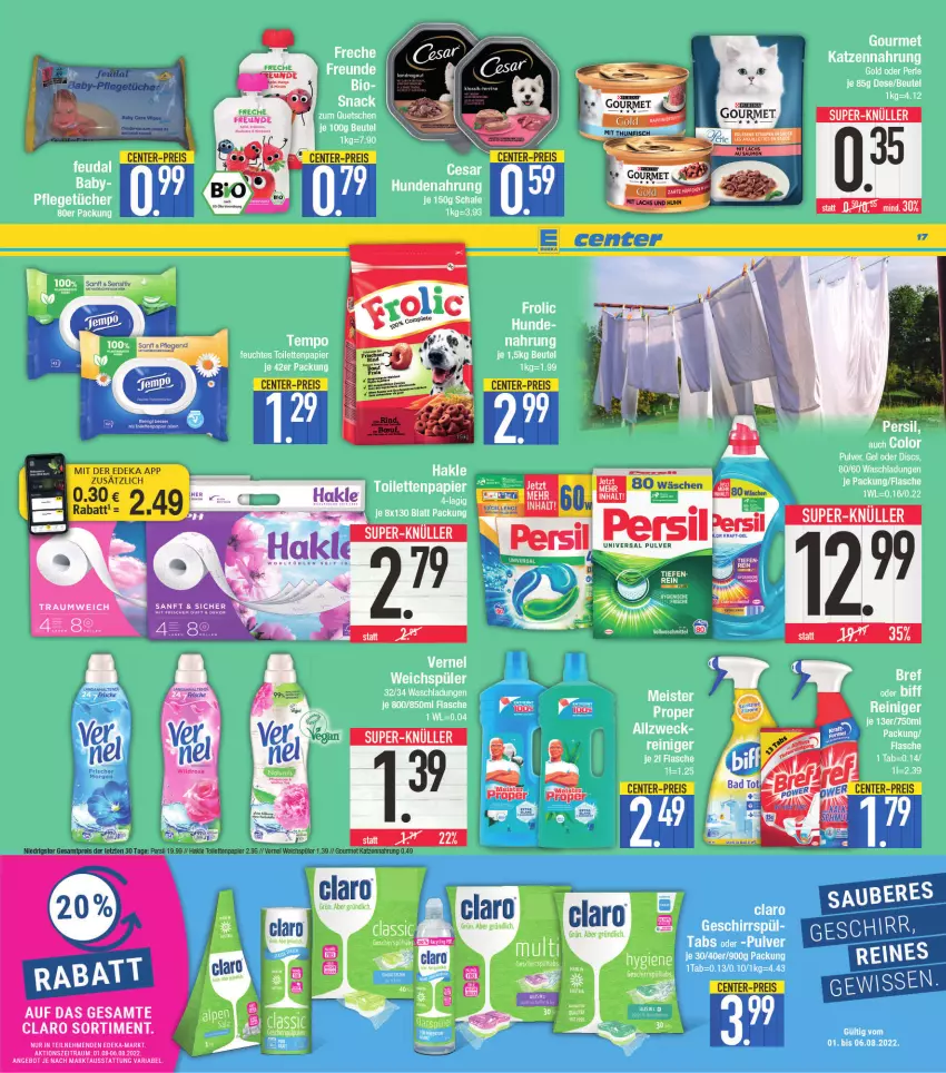 Aktueller Prospekt E Center - Angebote der Woche - von 01.08 bis 06.08.2022 - strona 17 - produkty: biff, snack, Ti