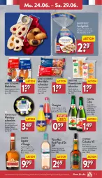 Gazetka promocyjna Aldi Nord - Von Montag - Gazetka - ważna od 29.06 do 29.06.2024 - strona 11 - produkty: apfel, asti, beutel, Cognac, flasche, frucht, gin, Hefe, Holz, knoblauch, kuchen, lamm, leine, liqueur, mit frucht, orange, orangina, petersilie, Pinot, pinot noir, roséwein, snack, snack time, Ti, wein, ZTE, zucker