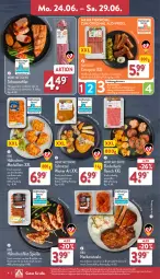 Gazetka promocyjna Aldi Nord - Von Montag - Gazetka - ważna od 29.06 do 29.06.2024 - strona 4 - produkty: aldi, braten, brustfilet, cevapcici, eis, ente, filet, fleisch, gewürz, gin, grill, hackfleisch, Heu, medaillons, Nackensteak, nackensteaks, reis, Ria, rind, rinder, rindfleisch, rwe, schnitzel, schwein, schweine, schweinefilet, steak, steaks, Ti, wein, weine, wiener, ZTE