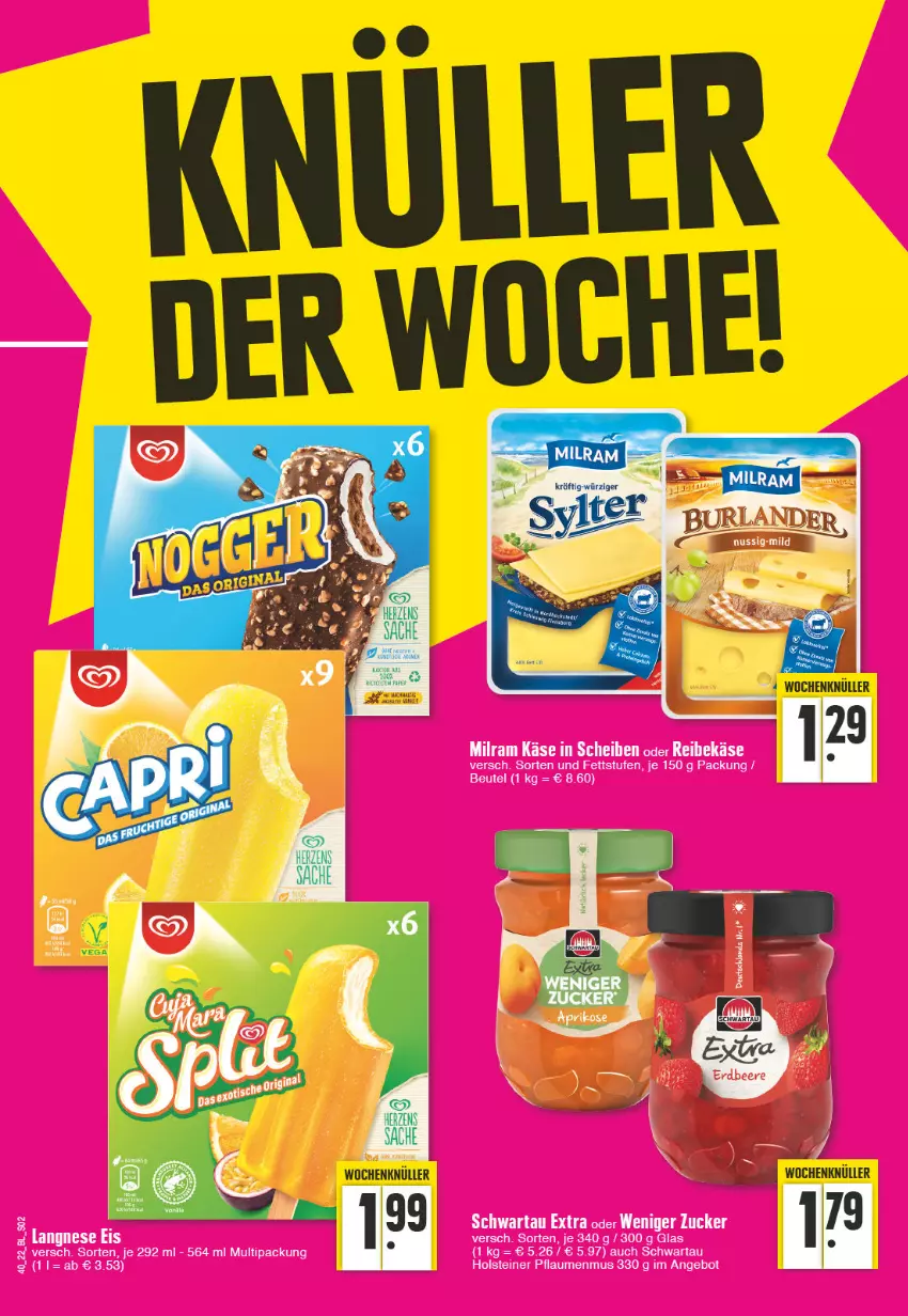 Aktueller Prospekt Edeka - Angebote der Woche - von 03.10 bis 08.10.2022 - strona 2 - produkty: burlander, Sylter, Ti